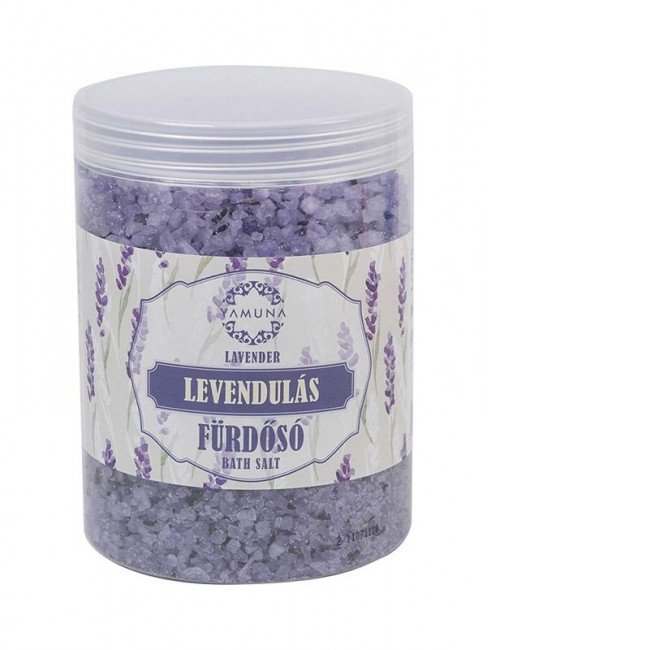 Yamuna Tégelyes Fürdősó Levendulás 1000g