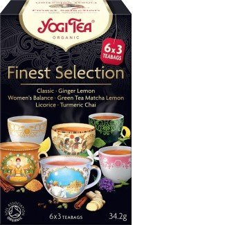 Yogi bio finest selection tea 6x3 18filter