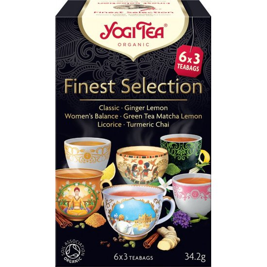 Yogi bio finest selection tea 6x3 18filter